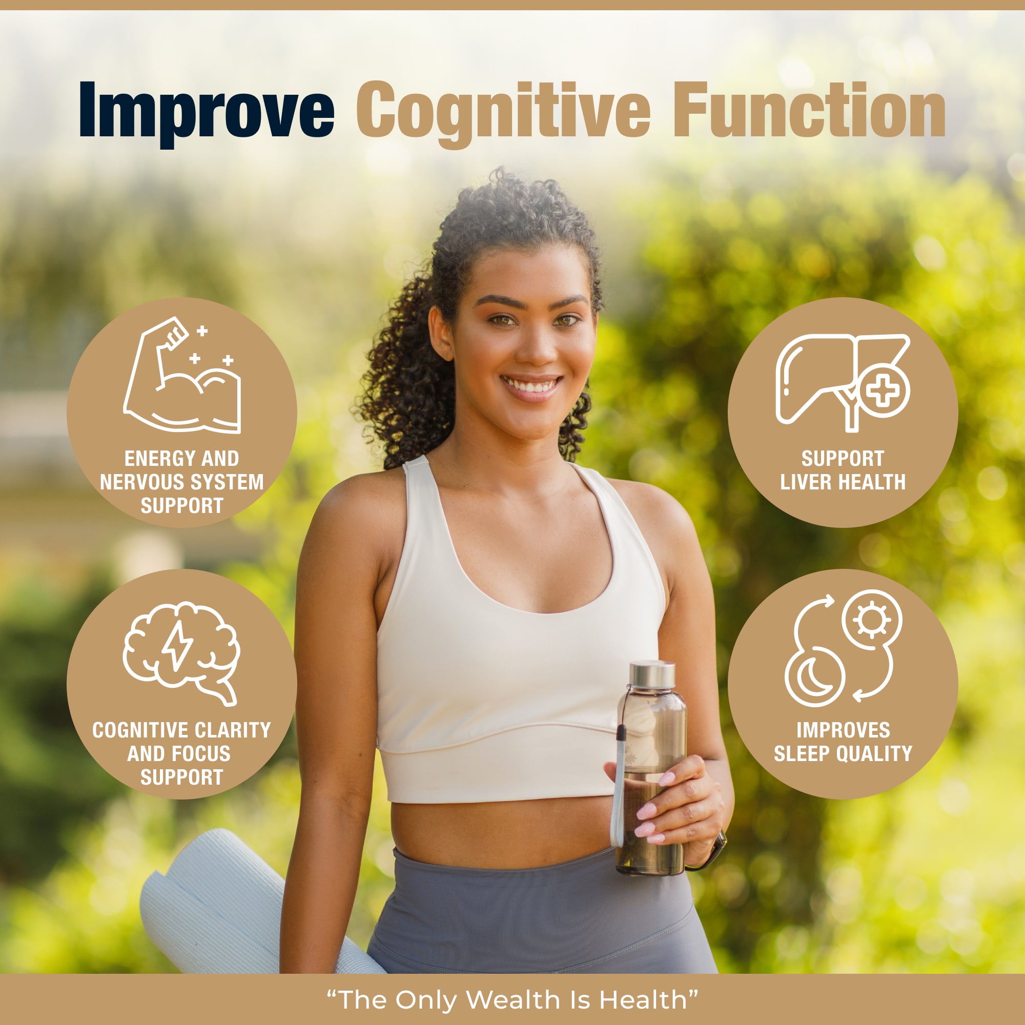 Lions Mane + Reishi Vegan Capsules - 60 High Strength 8000mg with B Vitamins & Black Pepper for Energy, Sleep, Brain & Liver Support