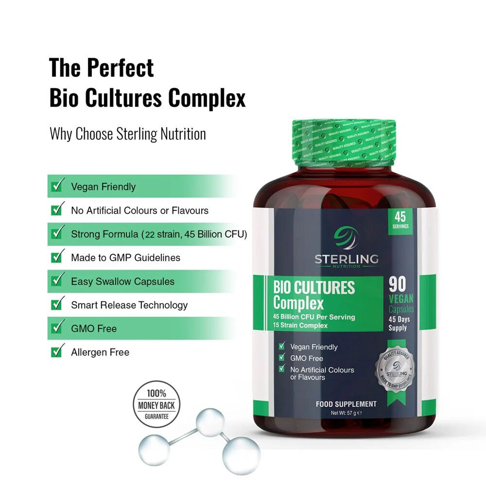 45 Billion CFU 22 Strain Bio Culture Complex For Digestive Health